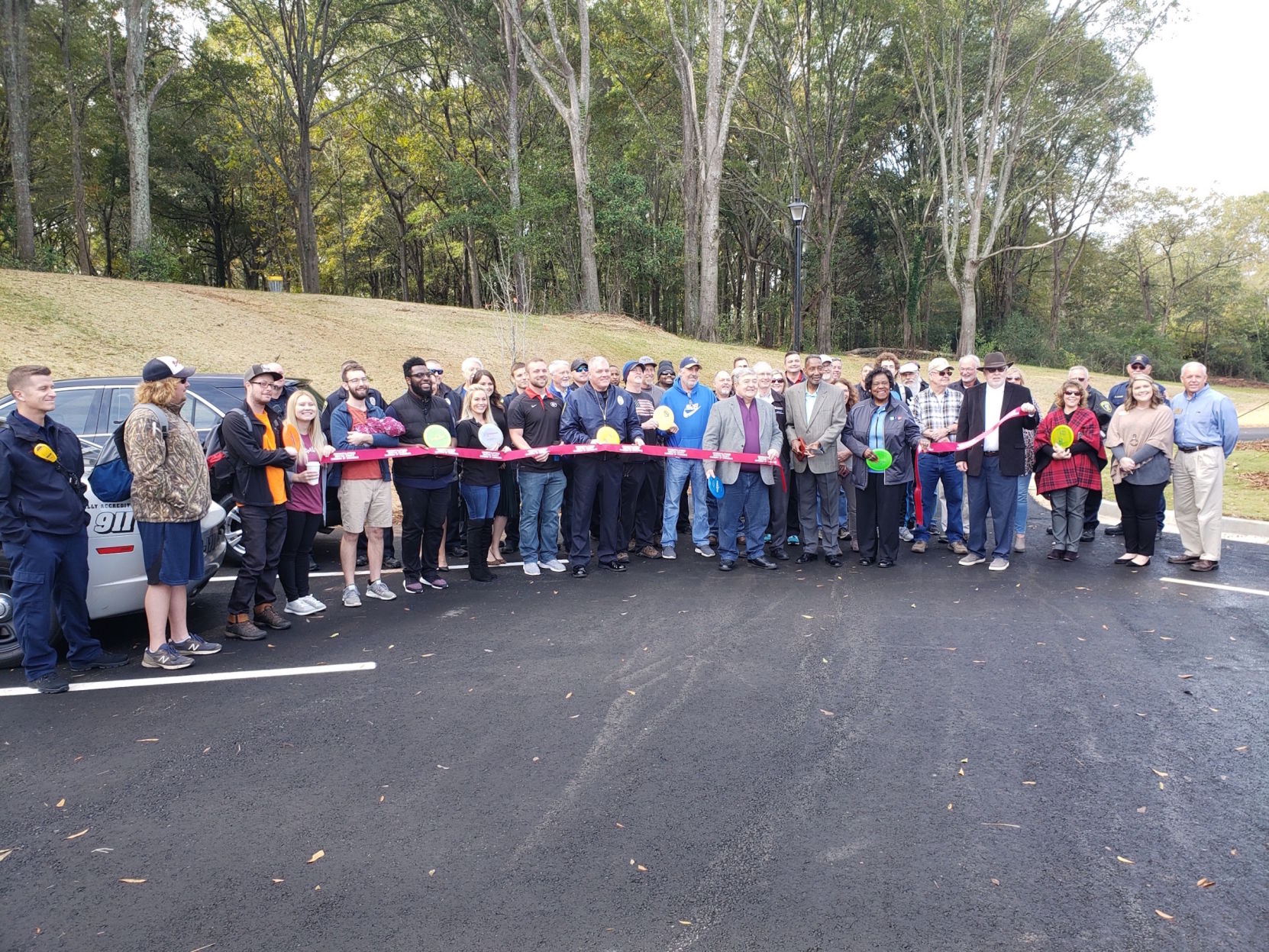 Covington opens new disc golf course at Central Park